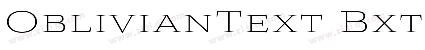OblivianText BxtraLi字体转换